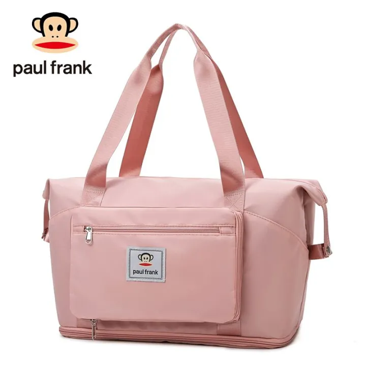 Paul%20Frank%20Foldable%20Travel%20Bag%20Women's%20Short-Distance%20Portable%20Large%20Capacity%20Gym%20Bag%20Pending%20Storage%20Business%20Travel%20Luggage%20Bag%20-%20Image%204