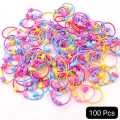 Baby Girls Hair Band Bows Ties Mini Boutique Elastic Hair Rubber Ribbon Hair Ban.