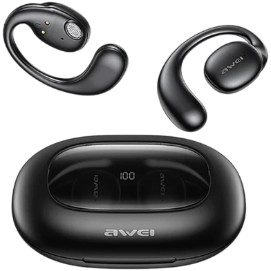 Awei T80 Wireless Bluetooth OWS Air Conduction Earbuds Headset With Mic ...
