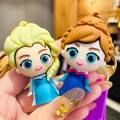 Disney Elsa Princess Keychain Frozen Cute Snow Treasure Doll Car Keyring Pendant Couple Schoolbag Ornament Keychain..