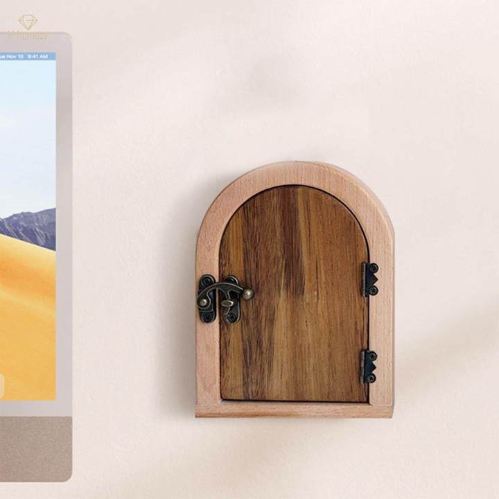 Electrical Outlet Cover Wooden Socket Protection Box for Wall Home Outdoor