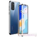 lthmy for Redmi Note 11 Pro(5G) Magnetic Case 360 Front Back double-sided 9H Tempered Glass Case Metal Bumper cover.