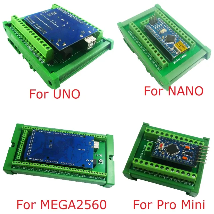 DIN Rail Mount Screw Terminal Block Adapter PLC DIY Mrelaxodule For Arduino UNO MEGA2560 R3 /NANO/Pro Mini Board