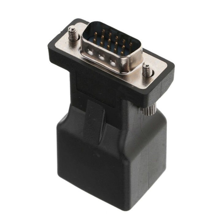 2Pcs%2015%20Pin%20VGA%20Male%20to%20RJ45%20Female%20Ethernet%20Adapter%20Connector%20LAN%20Extender%20-%20Image%204