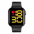 Fashionable Square LED Digital Sports Watch, Waterproof LED Wrist Watch - Watch.