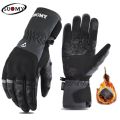 SUOMY Winter Motorcycle Racing Gloves Warm Windproof Motorbike Motorcyclist Gloves Reflective Touch Screen Function Moto Glove.
