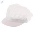 2xCook Adjustable Men Women Kitchen Baker Chef Elastic Cap Hat White C. 