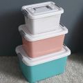 Small phary toy plastic 30L transparent large moving storage miscellaneous sorting box. 
