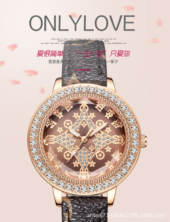 Sailang%20SAILANG%20Network%20Red%20Tiktok%20Lucky%20Star%20Women's%20Watch%20Quartz%20Watch%20Wristwatch%20Cross%20border%20Hot%20Old%20Flower%20Watch%20-%20Image%204