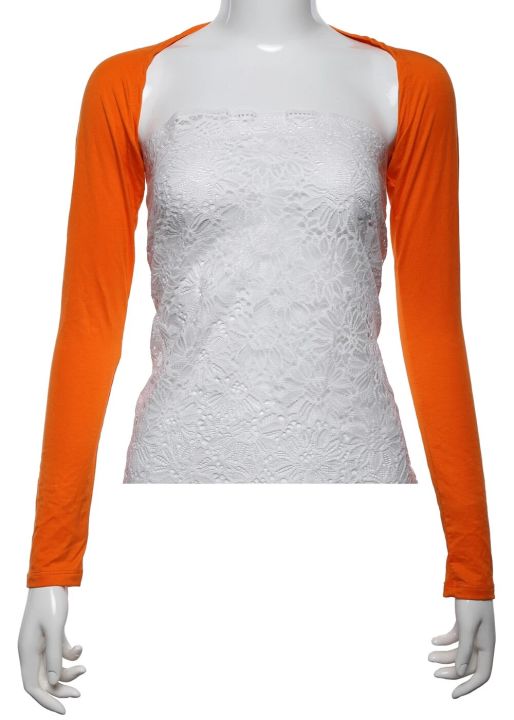 Women Muslim One Piece Long Shoulder Sleeves Shawl Arm Cover Shrug Crop Top Modal Bolero-Style Islamic Hijab Accessories Fashion