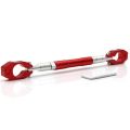 Motorcycle Reinforced Bar Modified Accessories. Handlebar or Looking Glass drawn CNC. long 9.5 inch to 10.5 inch- Red. 