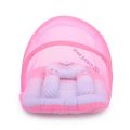 King size soft baby bedding set with 3 pellow and one adjust mosquito net.