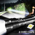 Duangduyang LED Zoom Flashlight XHP70 Torch USB Rechargeable Waterproof Lamp Ultra Bright - Torch Light.