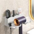Hair Dryer Holder Wall Dryer Bracket Straightener Stand Hairdryer Organizer Hair Brush Storage Box Bathroom Accessories. 