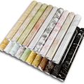 Removable Furniture Sticker Paper - 4x2 Feet -  Self Adhesive Vinyl Wallpaper Living Room Kitchen Cabinet Furniture Stickers PVC Waterproof Marble Contact Paper (Color : Marble Light Pink ). 