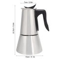 Electric Stove Espresso Maker Moka Pot 6 Cups Classic Maker EU Plug. 