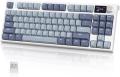 ATTACK SHARK K86 Linear Switch Wireless Triple Mode Mechanical Keyboard Knob Smart Screen Full Key Hot Swap Gaming Keyboard.