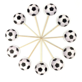 Football Theme Toothpick,Decoration,Fruit Dessert Cake Toothpick Flag.