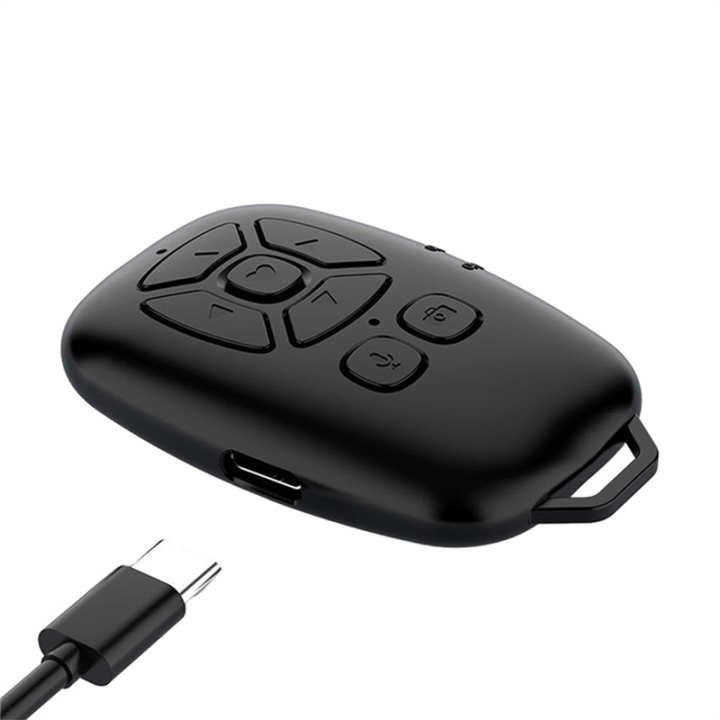 Bluetooth Remote Control Selfie Camera Shutter Release Mobile Phone Button E-Book Turn Page Photo Wireless Controller