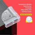 Transparent Silicone Table Corner Protector Baby Safety Anti Collision Cover 1pcs. 