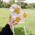 Women Duck Shape Bag Contrast Color Crossbody Female Soft PU Leather Shoulder Bag Girls Cute Cartoon Duck Handbags And Purses. 