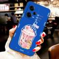 For Redmi Note 12 5G Back Cover Case Fashion Honey Peach Milk Tea Soft Silicone Shockproof Camera Lens Protector Phone Cases. 