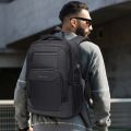Bange BG-1922 16 inch Men Oxford Fabric Waterproof Backpack with USB Port(Black). 