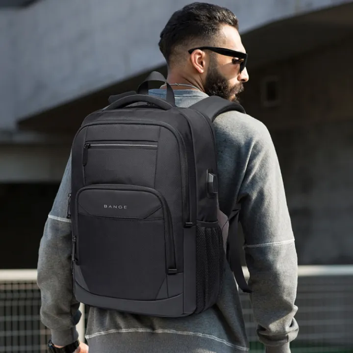 Bange%20BG-1922%2016%20inch%20Men%20Oxford%20Fabric%20Waterproof%20Backpack%20with%20USB%20Port(Black)%20-%20Image%209