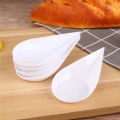 【Bestselling Product】 10Pcs Plastic Appetizer Plates Dessert Cups Bowl Spoon Shaped Plate Ice Cream Plate Tea Break Buffet Tableware Accessories. 