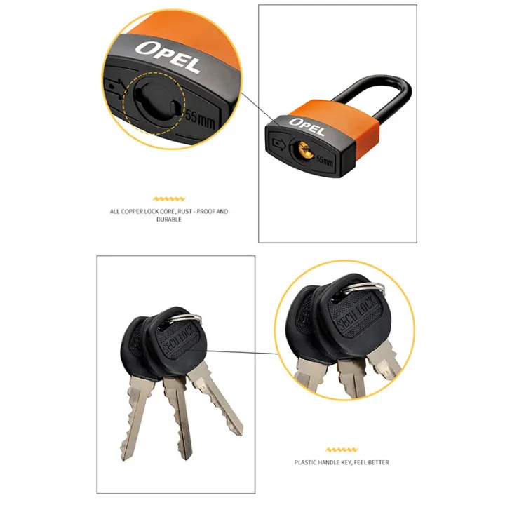 Waterproof%20And%20Dustproof%20Pvc%20Shell%20Lock%20Outdoor%20Full%20Copper%20Core%20Plastic%20Lock%20-%20Image%204