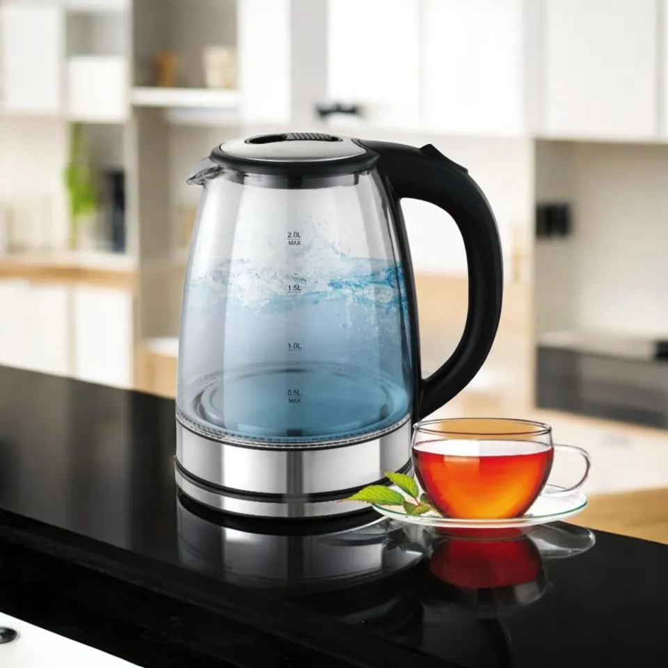 Durable Electric Smart Glass Kettle – Capacity, 1850-2200W