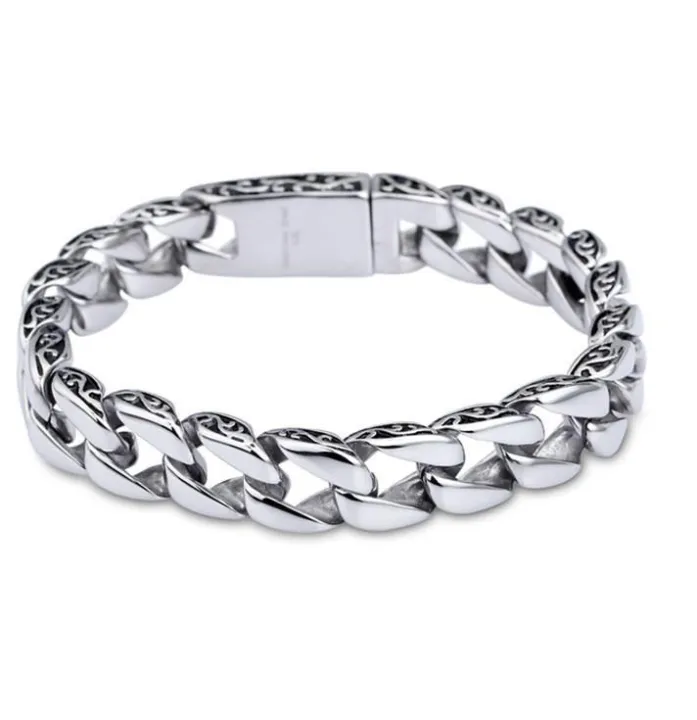 Silver%20Stainless%20Steel%20Bracelet%20Bangle%20Cuff%20Belt%20Buckle%20Classic%20-%20Image%203