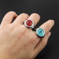 【Customizable】 Cartoon Character Uchiha Itachi Ring Akatuki Member Ring Men Anillo Bet Party Gift Jewelry. 