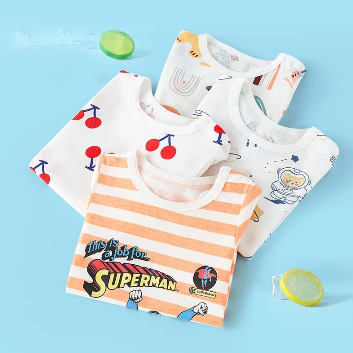 Infant%20and%20toddler%20combed%20cotton%20jumpsuit%20short-sleeved%20breathable%20male%20and%20female%20baby%20summer%20clothes%20and%20thin%20newborn%20pajamas%20for%20summer%20-%20Image%203