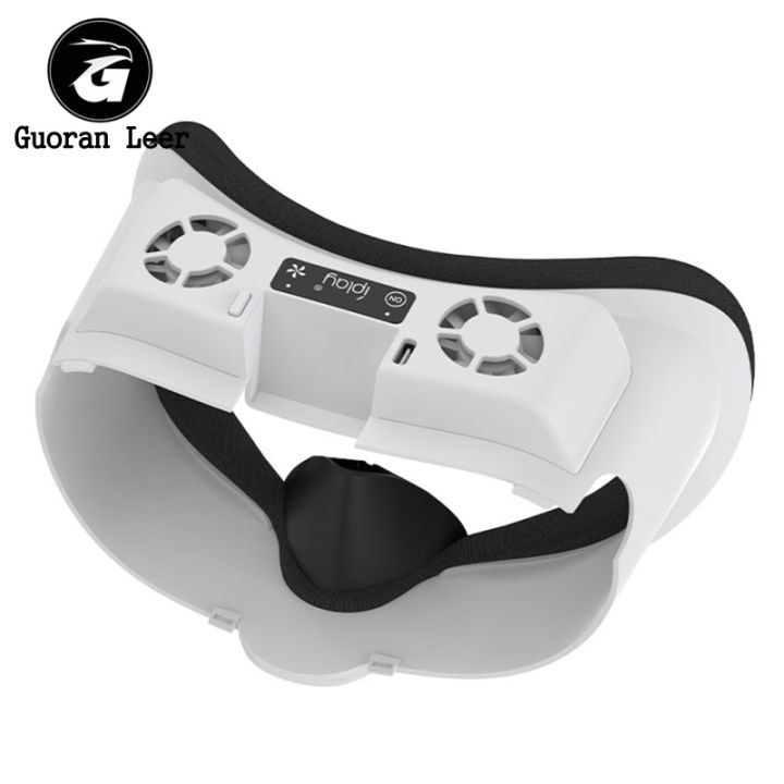 VR Face Pad Cover With Cooling Fan Comfortable VR Goggles Glasses Headband With RGB Light Compatible For Oculus Quest 3 VR Headset