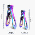 TOGEWITHU Nail Clippers for Thick Nails, Wide Jaw Opening Nail Cutter Stainless Steel Fingernail Toenail Clippers.
