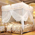 Mosquito Net Luxury Princess Four Corner Post Bed Curtain Canopy Netting Mosquito Net Bedding. 