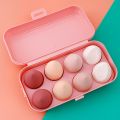 1/4/8pcs Makeup Blender Cosmetic Puff Makeup Sponge with Storage Box Foundation Powder Sponge Beauty Tool Women Make Up. 