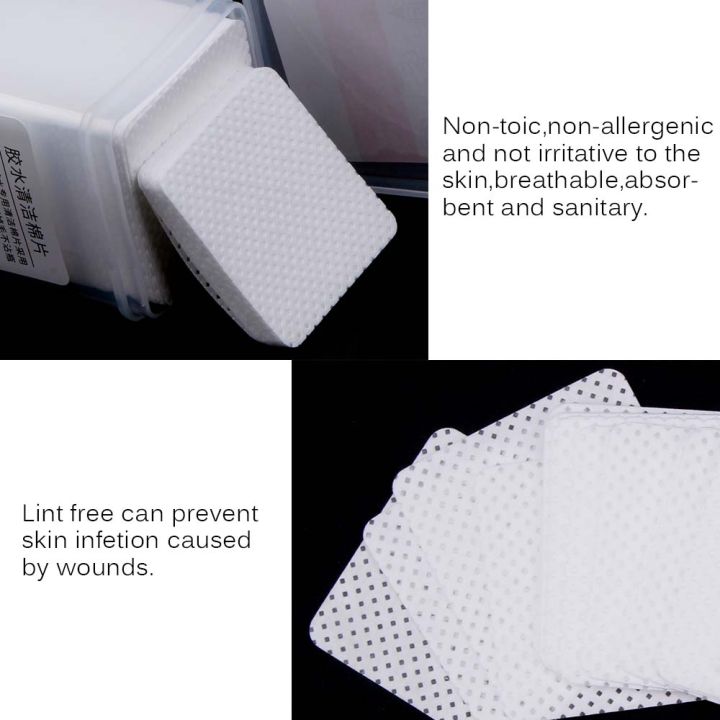 200/400Pcs%20Lint-Free%20Wipes%20Glue%20Remover%20Pads%20Lint-Free%20Paper%20Manicure%20Napkins%20Cotton%20Eyelash%20Glue%20Cleaning%20Cosmetic%20Pad%20Makeup%20-%20Image%204