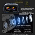 3D VR Headset Smart Virtual Reality Glasses Helmet Viar Android Lenses with Controllers Binoculars.