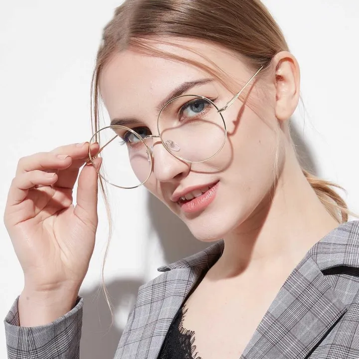 Metal%20Pailot%20Circle%20Style%20White%20Sunglasses%20-%20Image%203