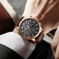2024 New Mens Watches LIGE Top Brand Luxury Leather Casual Quartz Watch Men's Sport Waterproof Clock Watch Relogio Masculino+Box. 