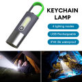 New Mini COB Keychain Flashlight Rechargeable Outdoor LED Camping Work Lights Torch.