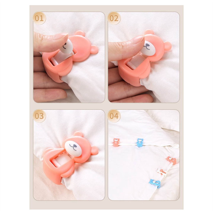 Bear%20Quilt%20Holder%20Invisible%20Needleless%20Sheet%20Quilt%20Cover%20Clip%20Anti-Run%20Dual%20Card%20Clip%20Cartoon%20Quilt%20Anti-Slip%20Buckle%2030Piece%20-%20Image%208