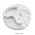 Lubricate the Skin Shrink Pores Facial Beauty Hot Towel Facial Mask Cover Cold Compress Coral Fleece. 
