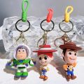 Toy Story Keychain Cute Three Eyes Alien Keyring Pendant Kawaii Disney Bag Accessories Decorative Gift Key Chain Girls.
