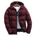 Trendy Men Hoodie Male Men Windbreaker Long Sleeve Thick Zipper Pockets Jacket.
