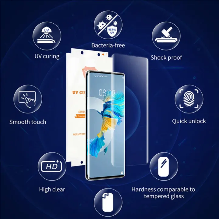 Tecno%20Camon%2040%20Pro%20Screen%20Protector%20Curved%20with%20Liquid%20Glue%20and%20UV%20Light%20-Transparent%20Clear%20-%20Image%203