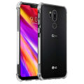 For LG G7 ThinQ Transparent Soft Gel TPU Reinforced Corners Cushion Bumper Shockproof Drop Protection Case Cover. 