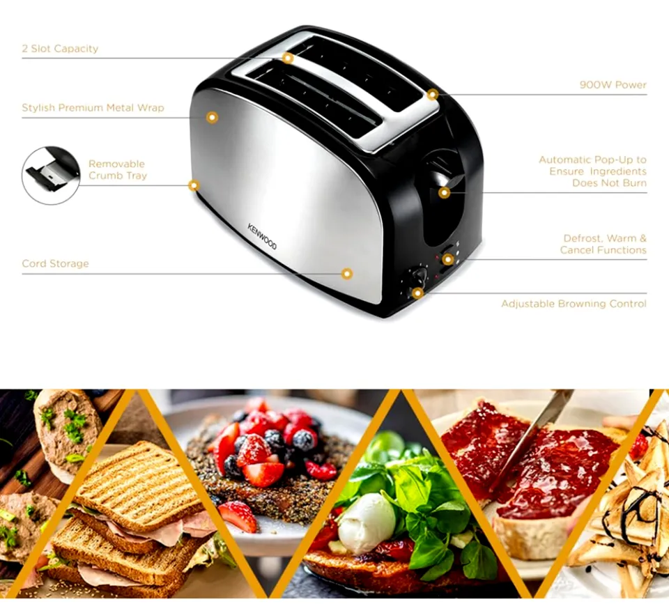 Kenwood TCM01 Toaster Slice Accent Collection